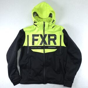 FXR Helium Pro Softshell Mens Jacket Green Size Large Snowmobile Fleece Lined